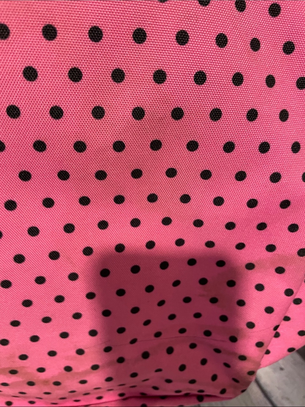 Dickies Pink Black Polka Dot Crossbody Messenger Bag - Picture 5 of 10